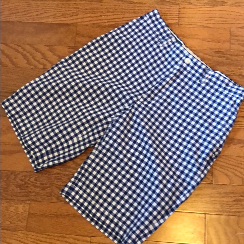 Polo Ralph Lauren Blue Gingham Shorts